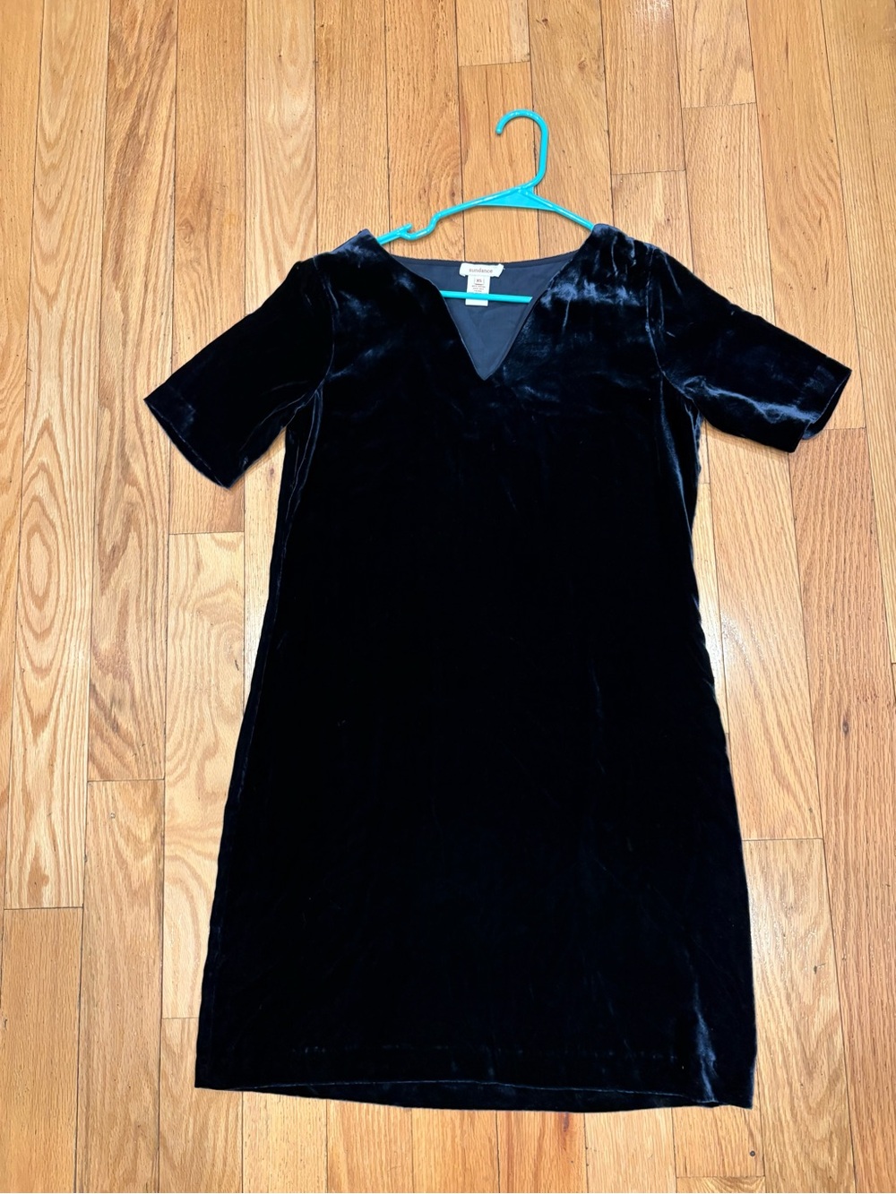 Velvet Short Sleeve Dress